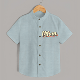Make It Mine Shirt | Featuring Your Baby's Name - ARCTIC BLUE - 0 - 6 Months Old (Chest 23")