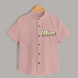 Make It Mine Shirt | Featuring Your Baby's Name - PEACH - 0 - 6 Months Old (Chest 23")