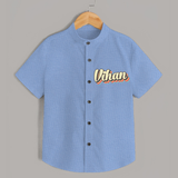 Make It Mine Shirt | Featuring Your Baby's Name - SKY BLUE - 0 - 6 Months Old (Chest 23")
