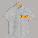 Adorable Name Shirt | The Perfect Personalized Baby Gift - GREY - 0 - 6 Months Old (Chest 23")