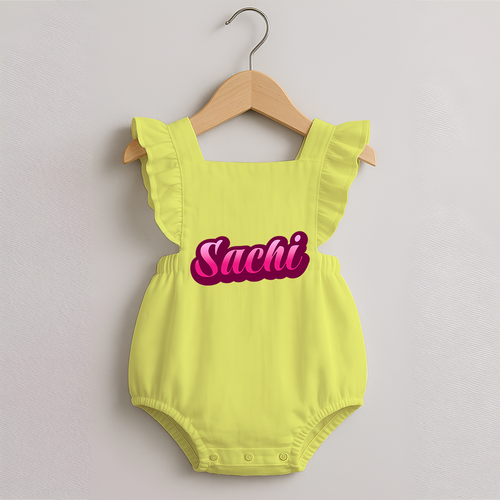 Tiny Name Big Style | Personalized Romper Frock for Babies