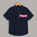 Little Legend Shirt | Featuring Your Baby's Name with Love - NAVY BLUE - 0 - 6 Months Old (Chest 23")