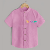My First Name Shirt | Celebrate Baby's Name with Style - BABY PINK - 0 - 6 Months Old (Chest 23")