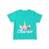One and Only T-Shirt | Featuring Your Baby's Beautiful Name - TEAL - 0-5 Months Old (Chest 17")