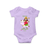 Navaratri Shailaputri Romper - LILAC - New Born (Chest 14")