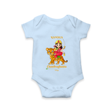 Navaratri Chandraghanta Romper - BABY BLUE - New Born (Chest 14")