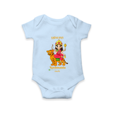 Navaratri Kushmanda Romper - BABY BLUE - New Born (Chest 14")
