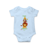 Navaratri Siddhidatri Romper - BABY BLUE - New Born (Chest 14")
