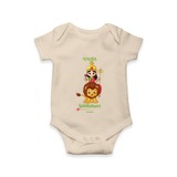Navaratri Siddhidatri Romper - IVORY - New Born (Chest 14")