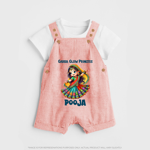Garba Glow Princess Dungaree Set | Custom Baby Dungaree Set for Little Princess