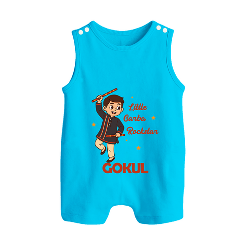 Little Garba Rockstar Romper suit/sleeveless romper | Custom Baby Romper suit/sleeveless romper for Dance Lovers