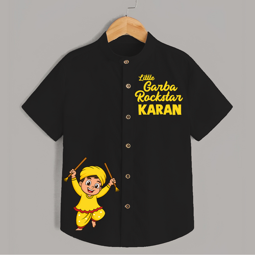 Little Garba Rockstar Shirt | Personalized Kids Shirt for Dancing and Celebration