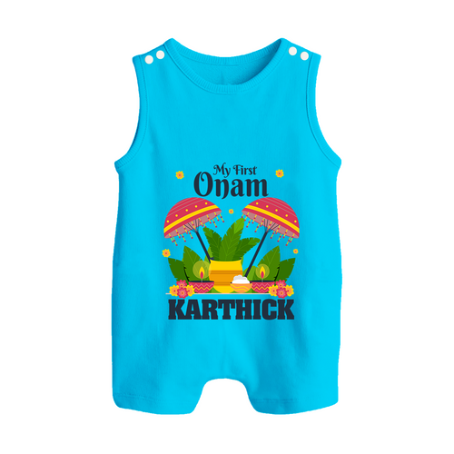 My First Onam Romper Suit / Sleeveless Romper | Personalized Baby Romper Suit / Sleeveless Romper for Your Little One's First Onam