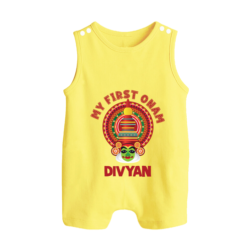 My First Onam Special Edition Romper Suit / Sleeveless Romper | Personalized Baby Romper Suit / Sleeveless Romper for Onam Festival