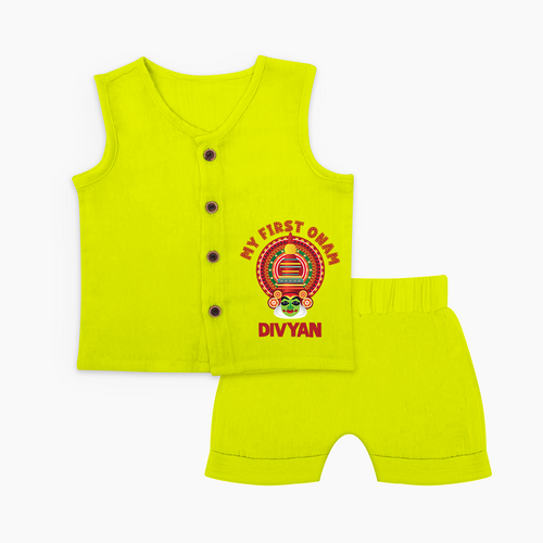 My First Onam Special Edition Jabla Set | Personalized Baby Jabla Set for Onam Festival