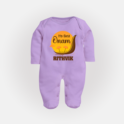 My 1st Onam Celebration Sleep Suit | Custom Baby Sleep Suit for First Onam