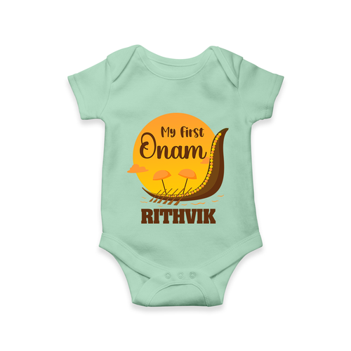 My 1st Onam Celebration Romper / Onesie | Custom Baby Romper / Onesie for First Onam
