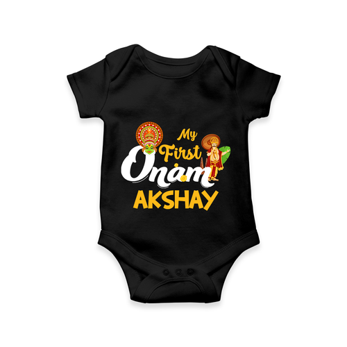 My First Onam Baby Romper / Onesie | Customizable Romper / Onesie for Onam Celebrations