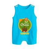 My First Onam Kerala Heritage Emblem Button Romper
