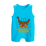 Kerala Snake Boat Festival Button Romper