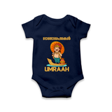 King Mahabali Welcome Romper - NAVY BLUE - New Born (Chest 14")