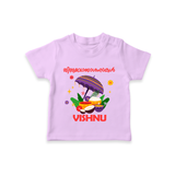 Royal Onam Feast Celebration T Shirt - LILAC - 0-5 Months Old (Chest 17")