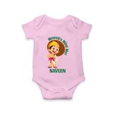Little Mahabali Celebration Romper - BABY PINK - New Born (Chest 14")