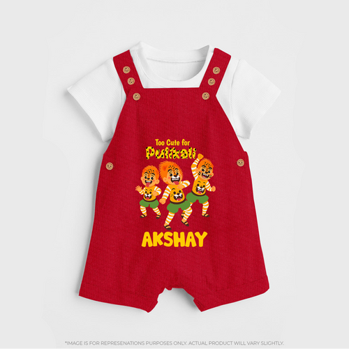 Too Cute for Pulikali Dungaree Set | Custom Baby Dungaree Set for Onam Fun