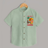 Little Maveli in Town Shirt - MINT GREEN - 0 - 6 Months Old (Chest 23")