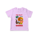 Little Maveli in Town T Shirt - LILAC - 0-5 Months Old (Chest 17")