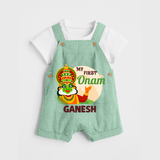 My First Onam Kathakali Dungaree - MINT GREEN - 0 - 5 Months Old (Chest 18")