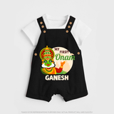 My First Onam Kathakali Dungaree - BLACK - 0 - 5 Months Old (Chest 18")