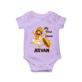 My First Onam Mahabali Romper - LILAC - New Born (Chest 14")