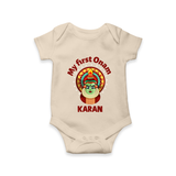 My First Onam Kathakali Classic Romper - IVORY - New Born (Chest 14")