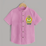 Kathakali Floral Charm Shirt - BABY PINK - 0 - 6 Months Old (Chest 23")