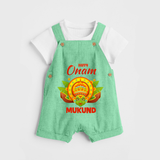 Kathakali Crown Dungaree - GREEN - 0 - 5 Months Old (Chest 18")