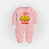 Kathakali Crown Full Body Suit - BABY PINK - New Born (Chest 7.5")