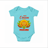 Kathakali Crown Romper - ARCTIC BLUE - New Born (Chest 14")