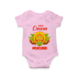 Kathakali Crown Romper - BABY PINK - New Born (Chest 14")