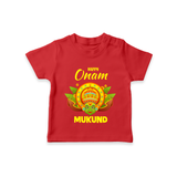 Kathakali Crown T Shirt - RED - 0-5 Months Old (Chest 17")
