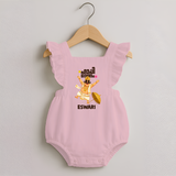 Mahabali Festive Wishes Romper Frock - BABY PINK - 0 - 3 Months Old (Chest 19")