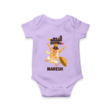 Mahabali Festive Wishes Romper - LILAC - New Born (Chest 14")