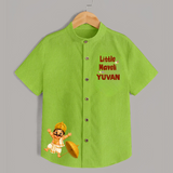 Little Maveli Shirt - LIME GREEN - 0 - 6 Months Old (Chest 23")