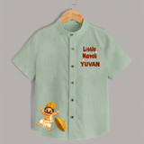 Little Maveli Shirt - MINT GREEN - 0 - 6 Months Old (Chest 23")