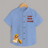 Little Maveli Shirt - SKY BLUE - 0 - 6 Months Old (Chest 23")