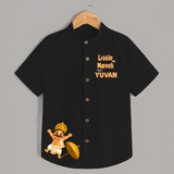 Little Maveli Shirt - BLACK - 0 - 6 Months Old (Chest 23")