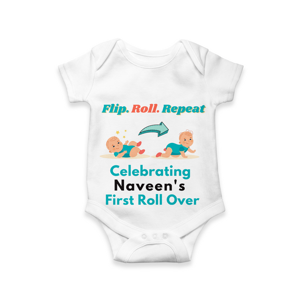 First Roll Over Printed Baby Onesie | Celebrate Your Baby's First Milestone