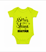 Born To Shine Personalized Romper