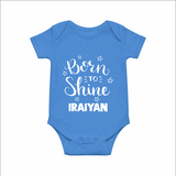 Born To Shine Personalized Romper