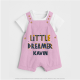 Little Dreamer Personalized Dungaree - BABY PINK - 0 - 5 Months Old (Chest 18")